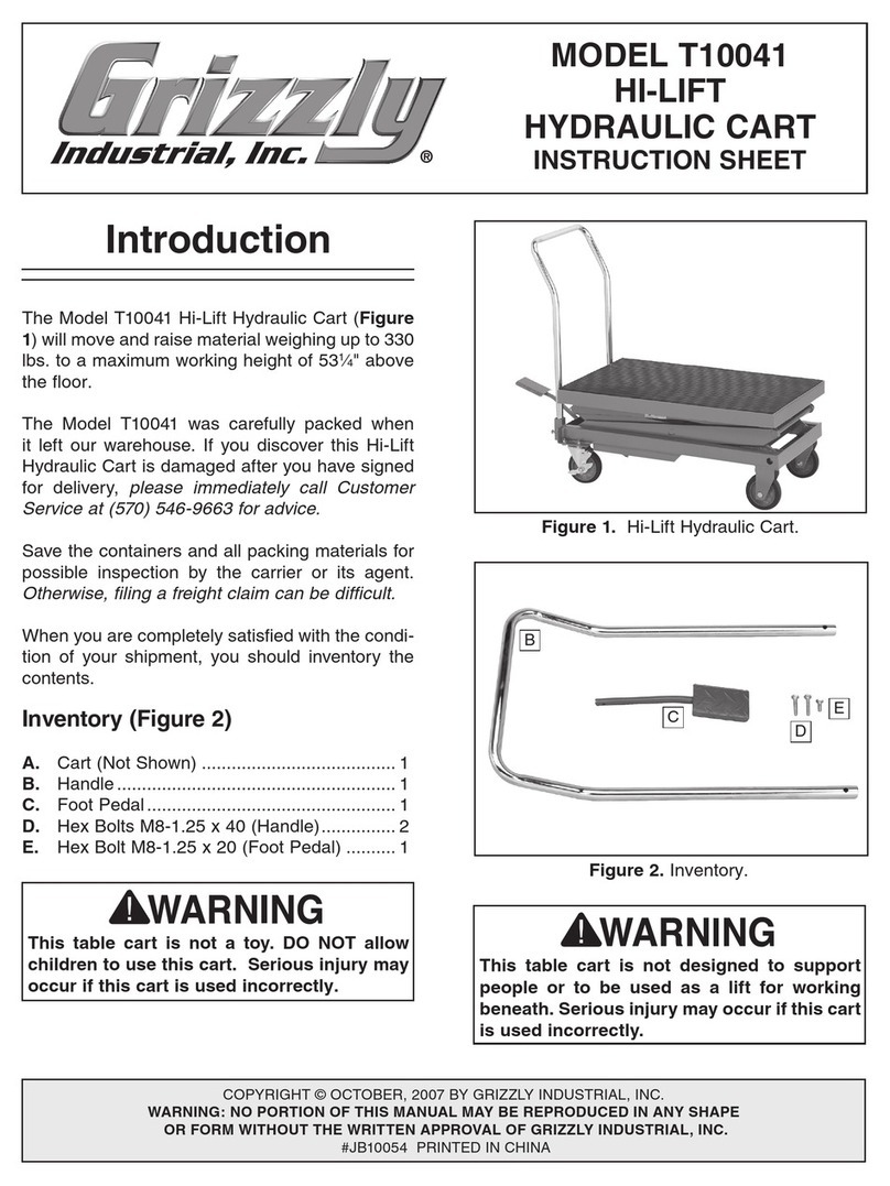 Grizzly T10041 User manual