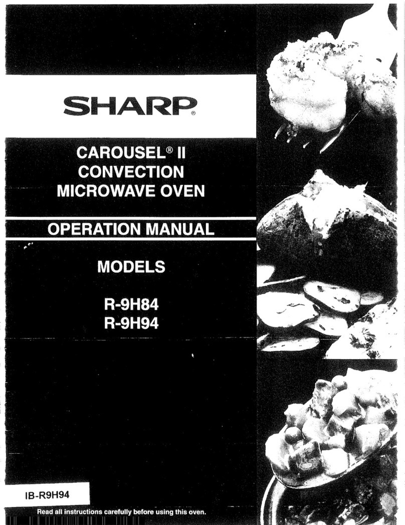 Sharp CAROUSEL II R-9H94 User manual