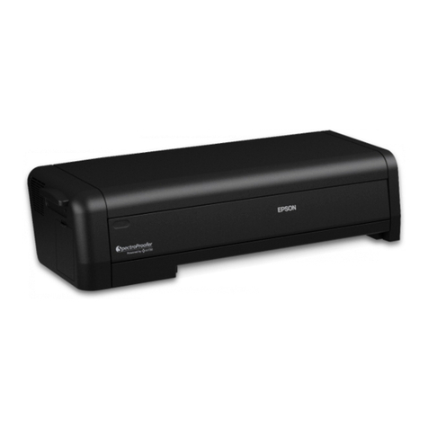 Epson SpectroProofer Mounter 17" User manual