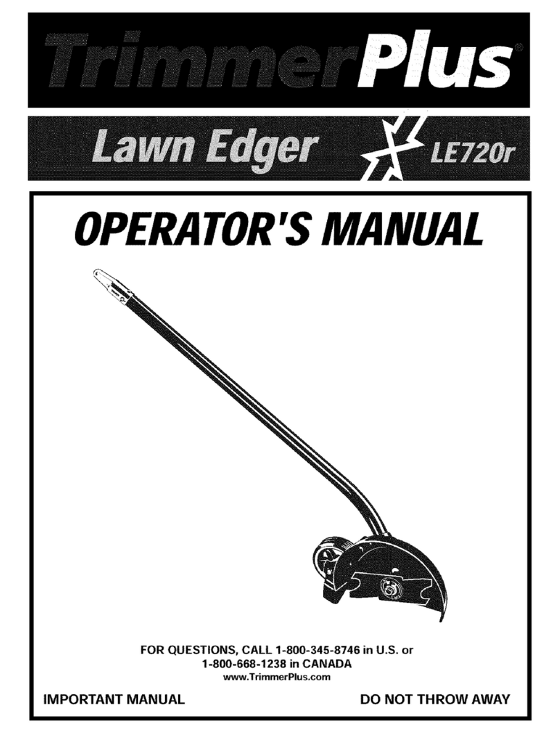 MTD TrimmerPlus LE720r User manual