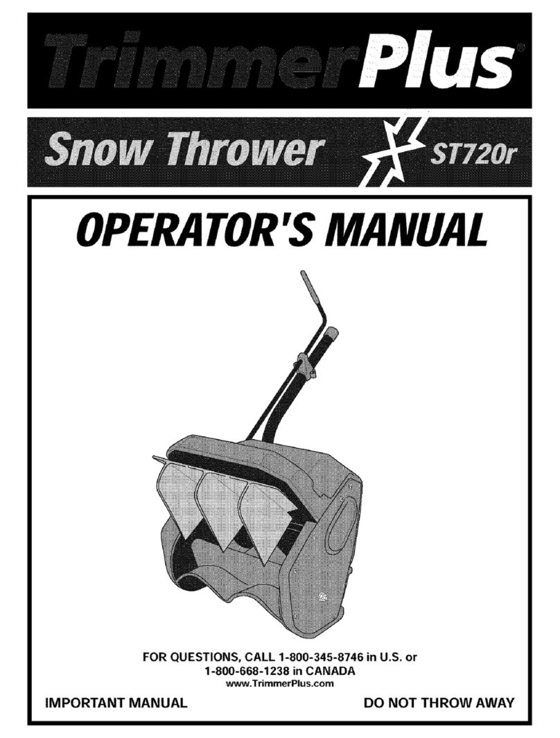 MTD TrimmerPlus ST720r User manual
