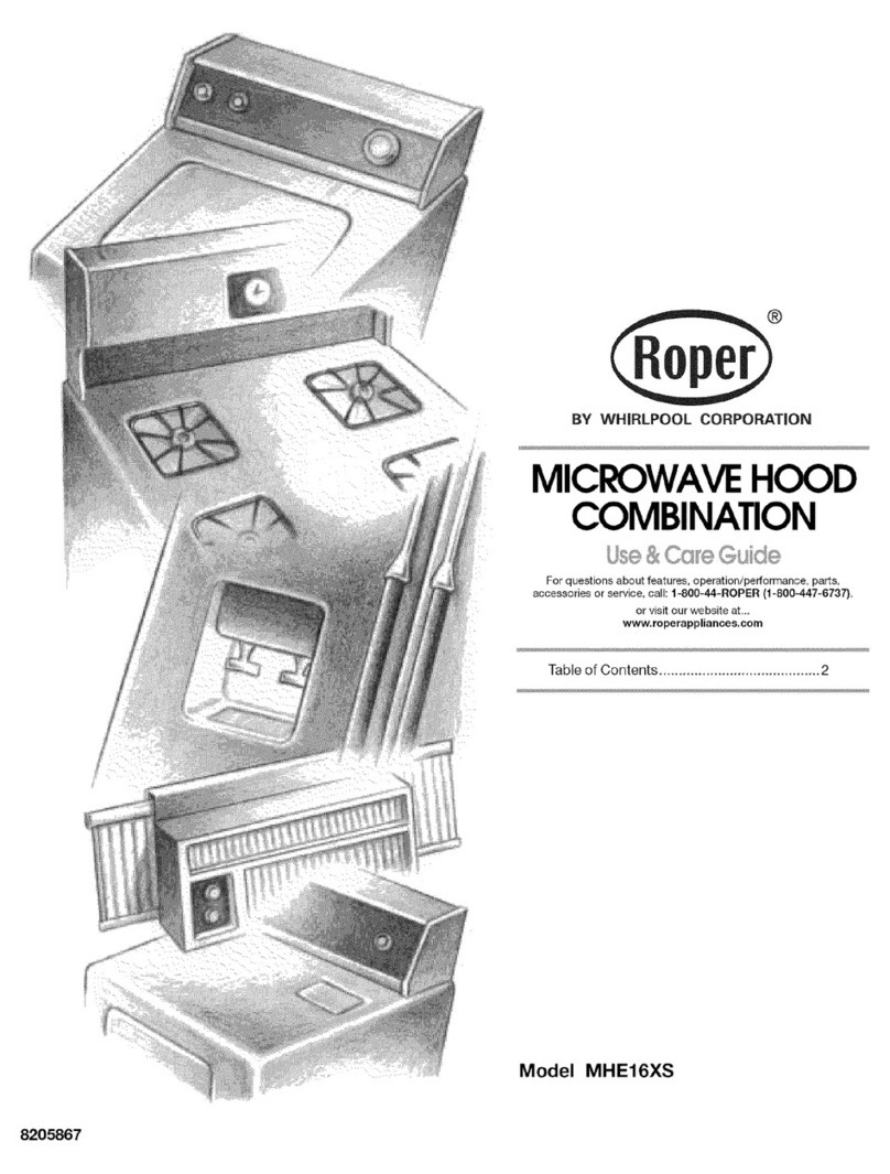 Roper MHE16XSB0 Use & care guide