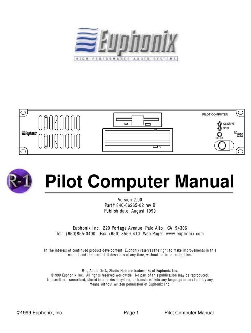 Euphonix Pilot manual
