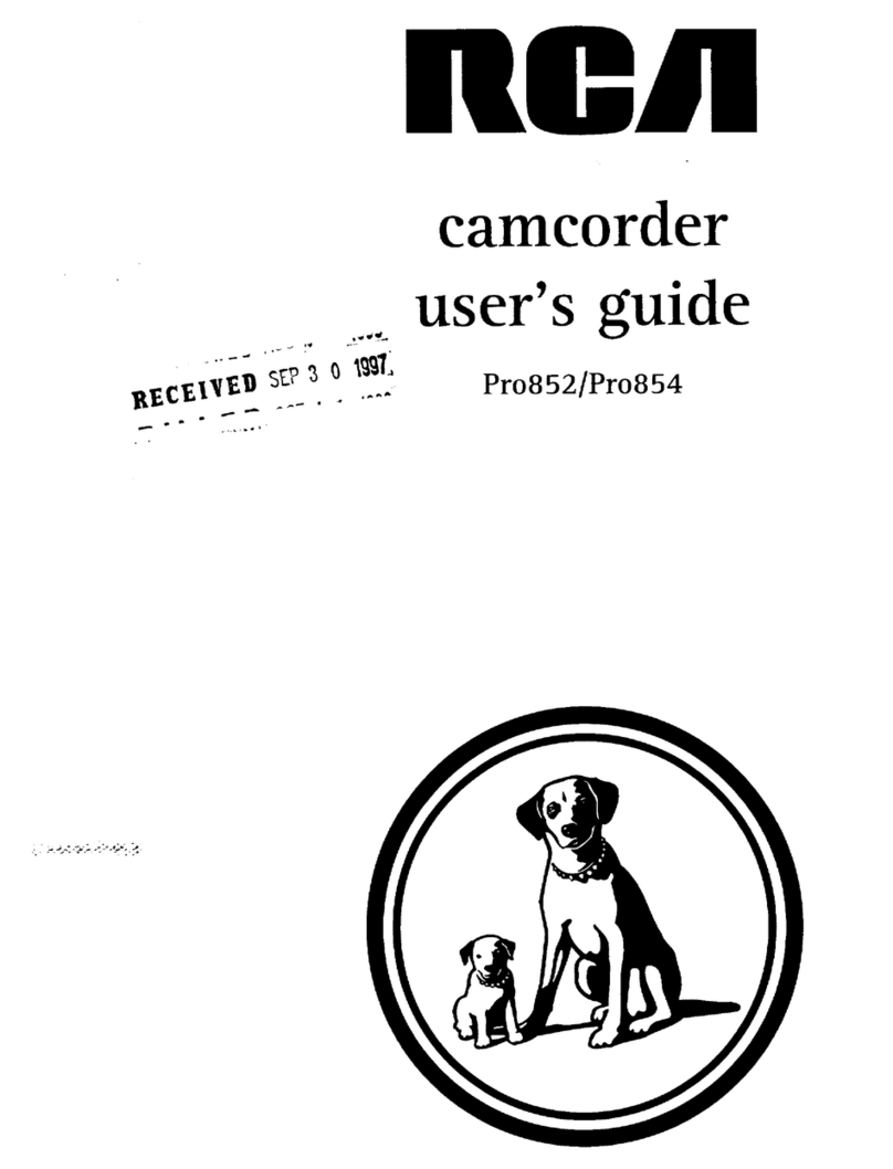 RCA Pro852 User manual