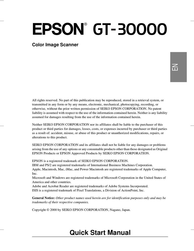 Epson GT-30000 Series Instruction manual