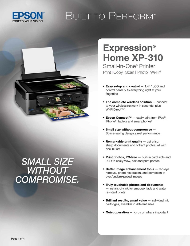 Epson Expression Home XP-310 User manual