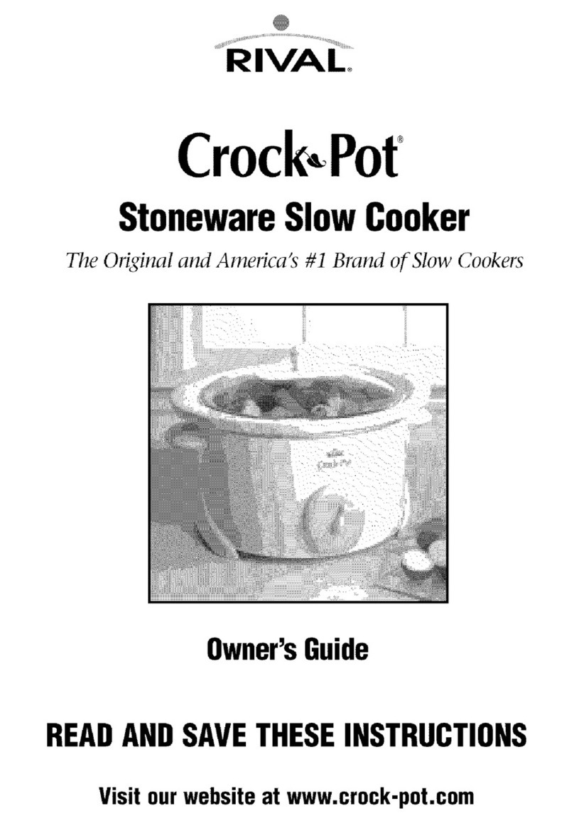 Rival Crock Pot User manual