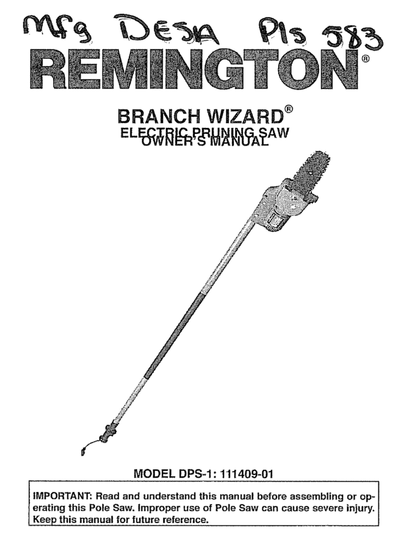 Remington BRANCH WIZARD 111409-01 User manual