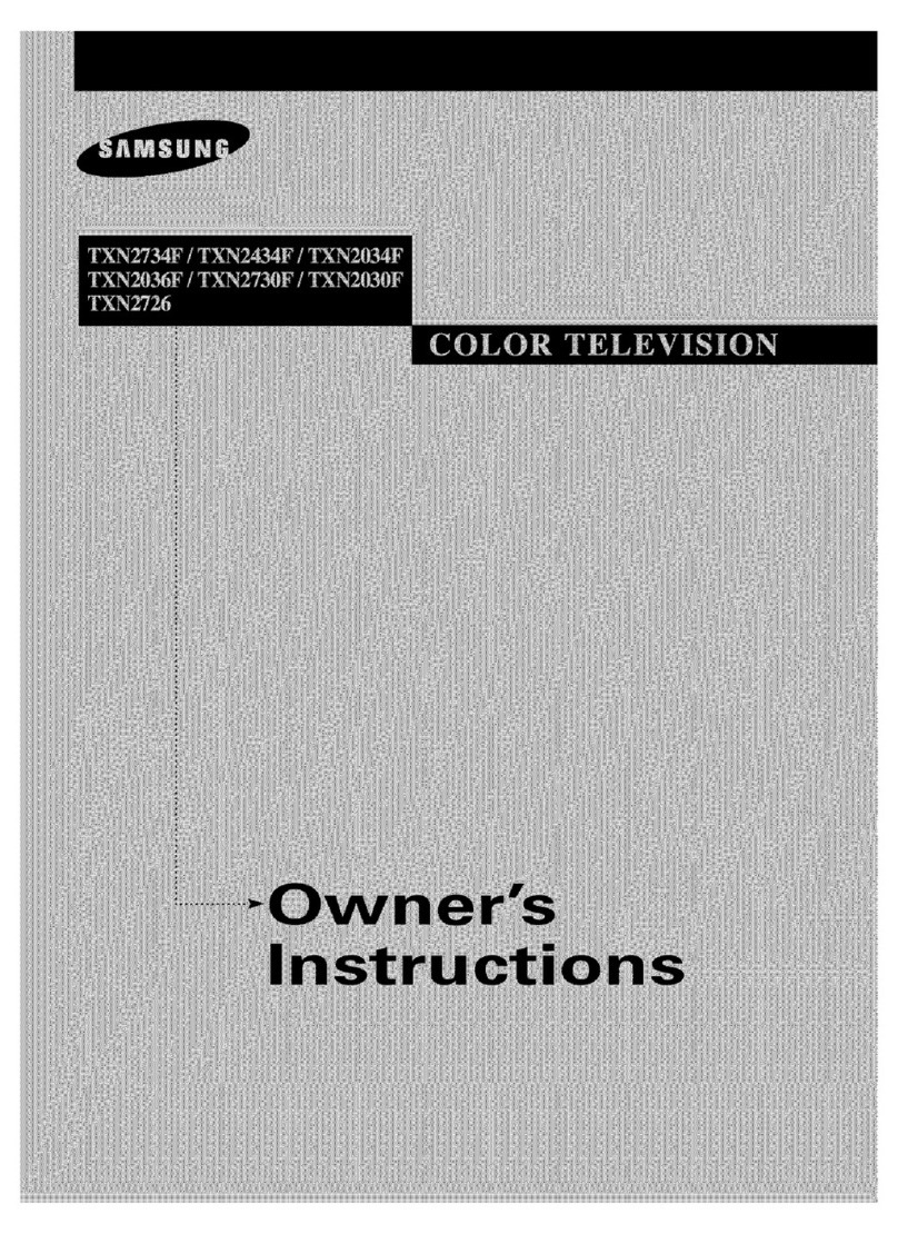 Samsung TXN 2036F User manual