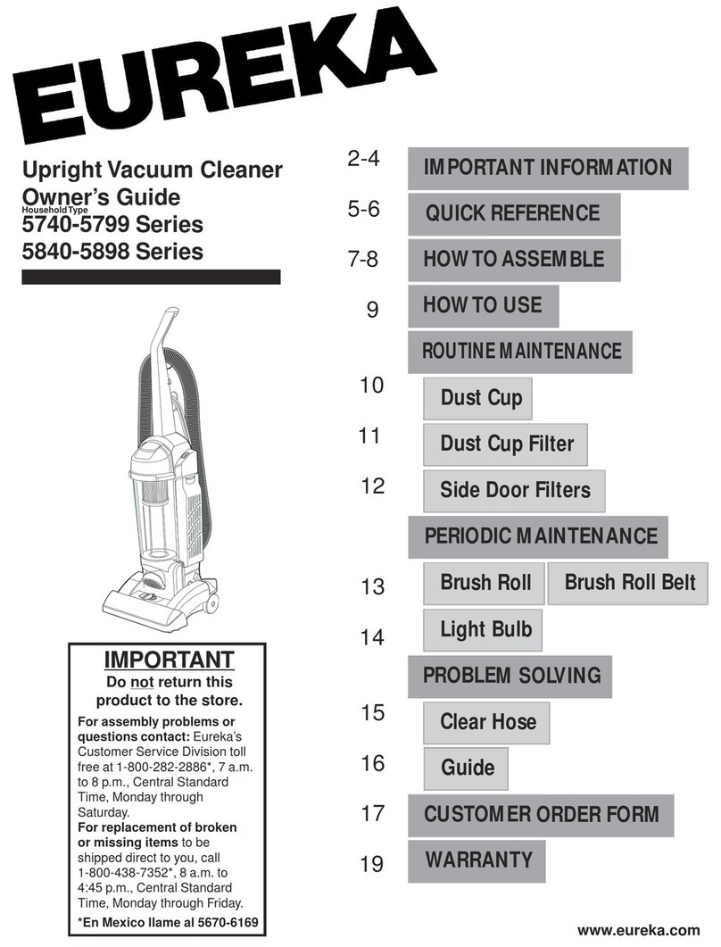 Eureka 5740 series User manual