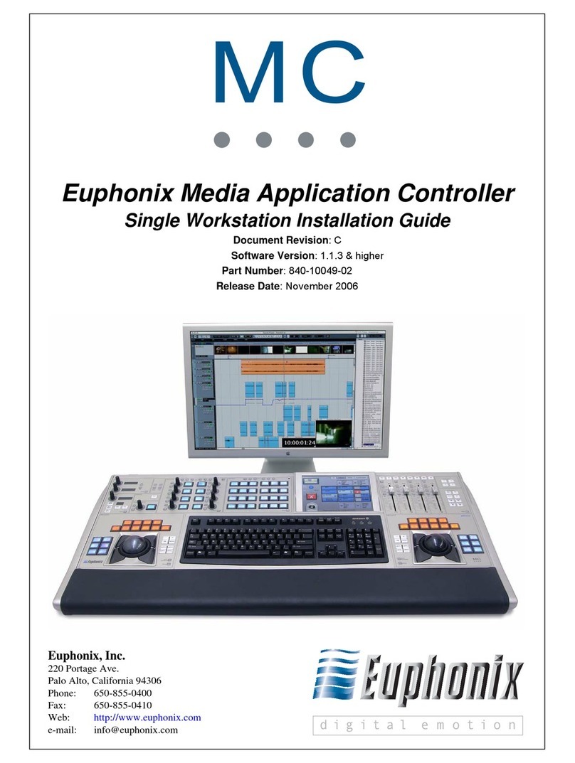 Euphonix 5-MC installation guide