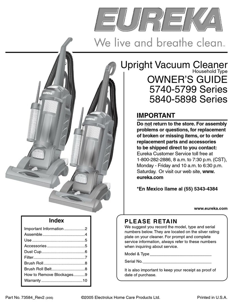 Eureka 5740 series User manual