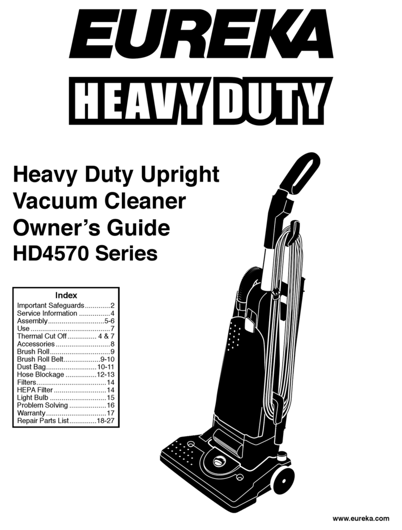Eureka Heavy Duty HD4570 Series owner's guide