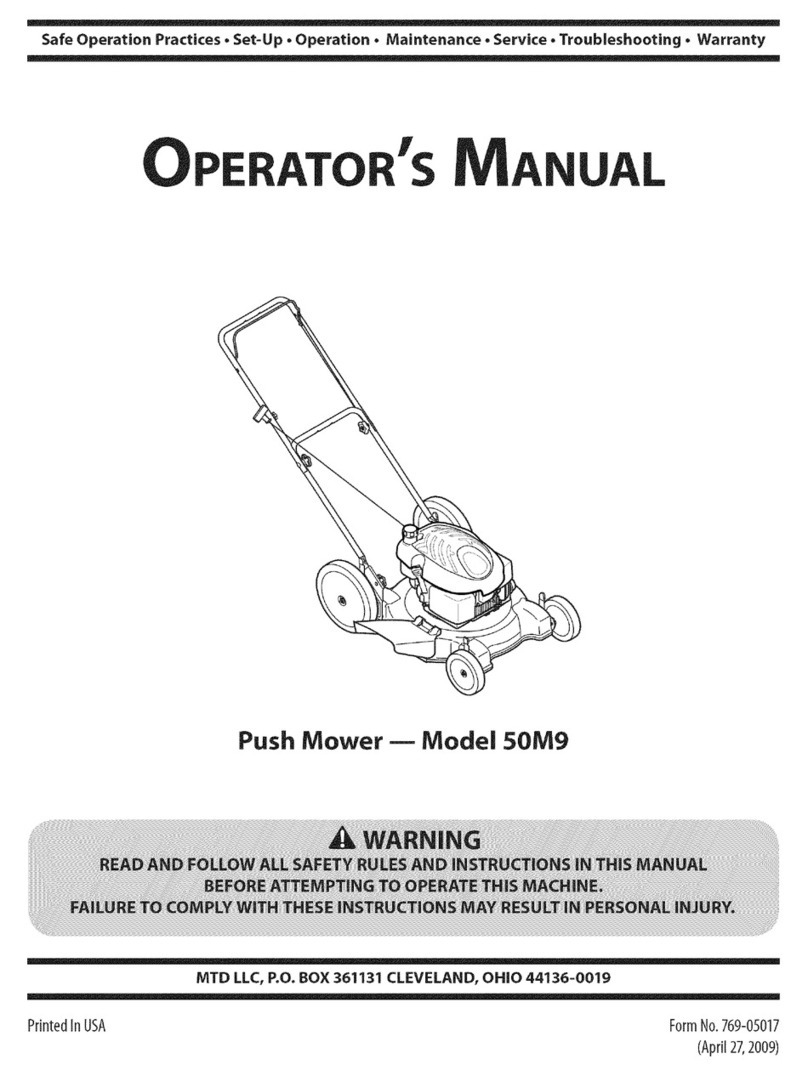 MTD 11A-50M9006 Operator's manual