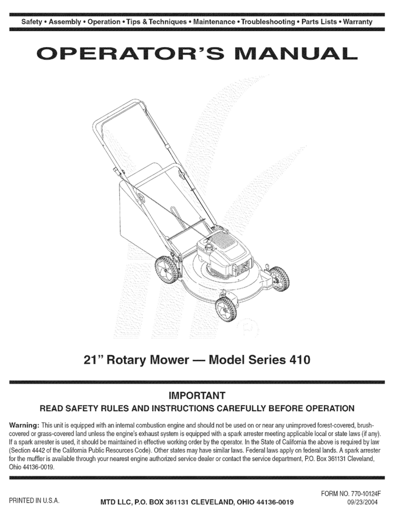 MTD 11A-414A752 User manual