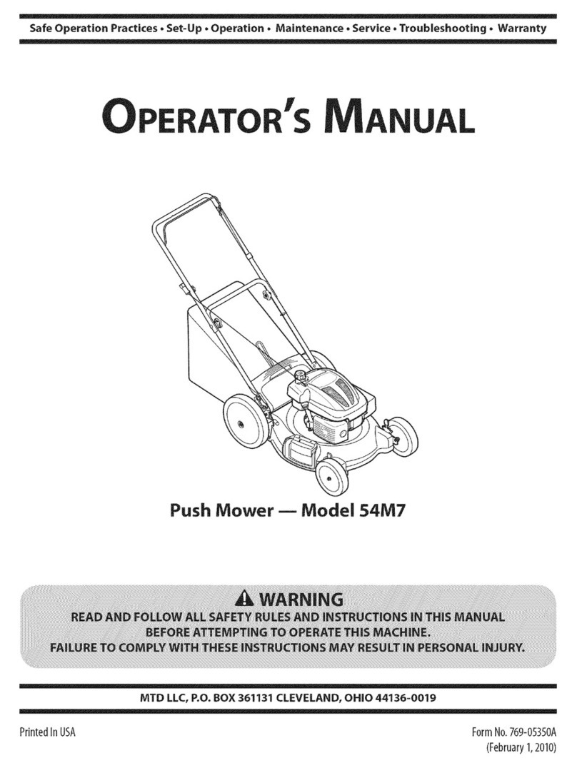 MTD 11A-54M7001 User manual