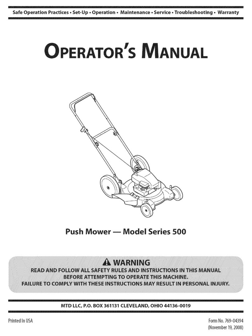 MTD 11A-504C000 Operator's manual