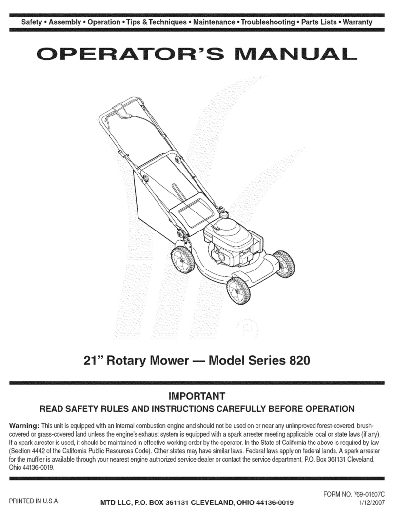 MTD 12BV829Q755 User manual