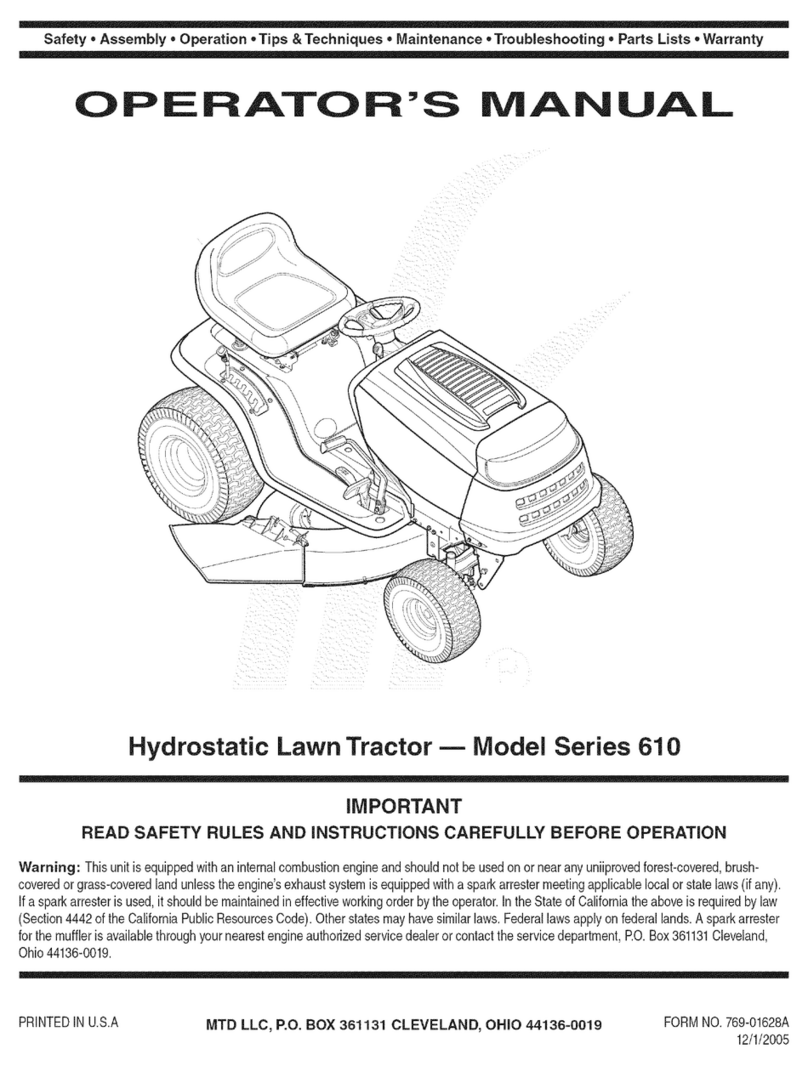 MTD 13AX615H730 User manual
