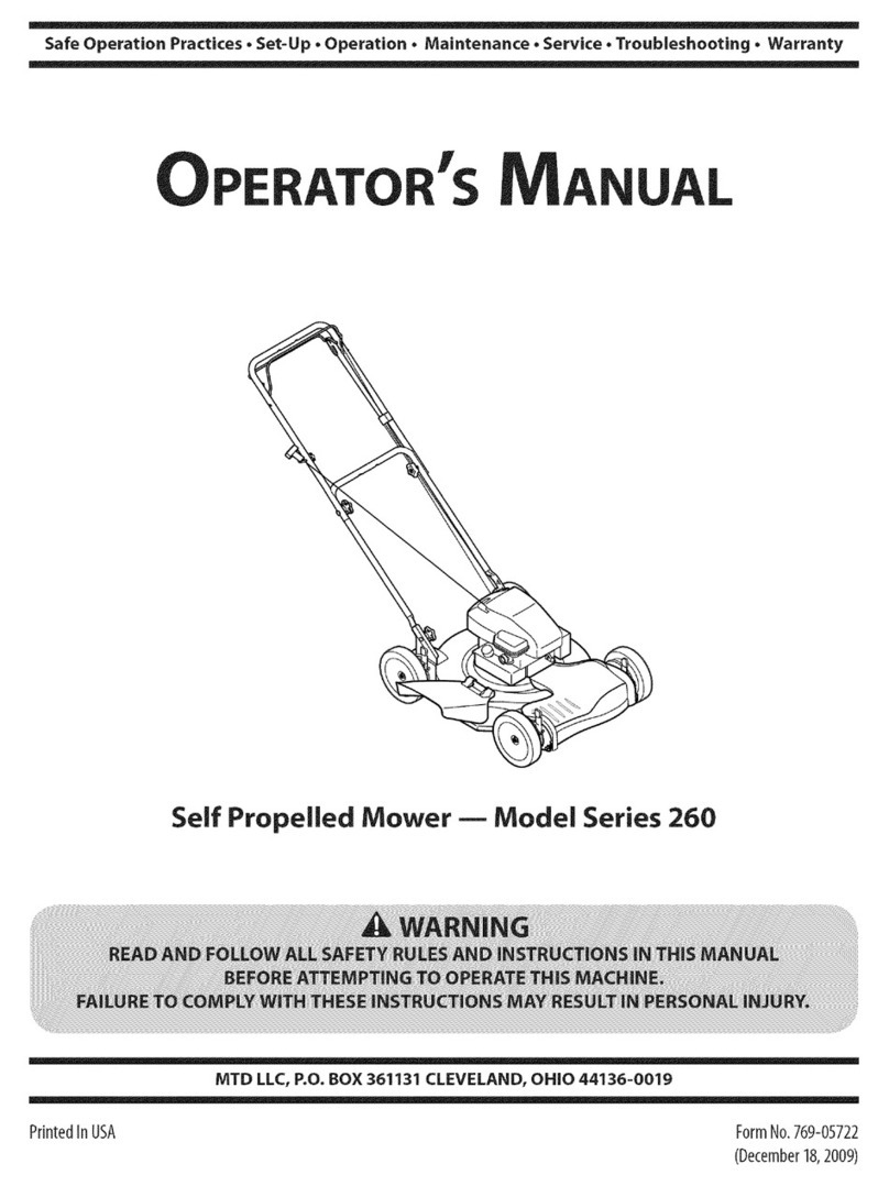 MTD 12A-264A000 Operator's manual