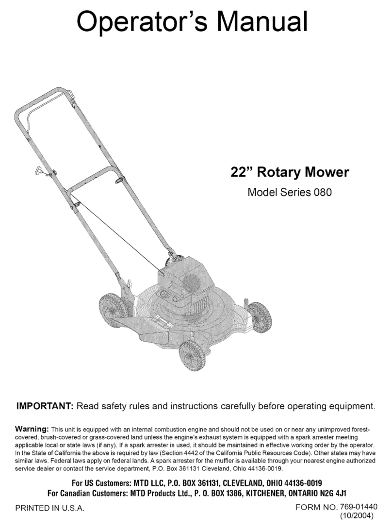 MTD 11A-083F800 Operator's manual