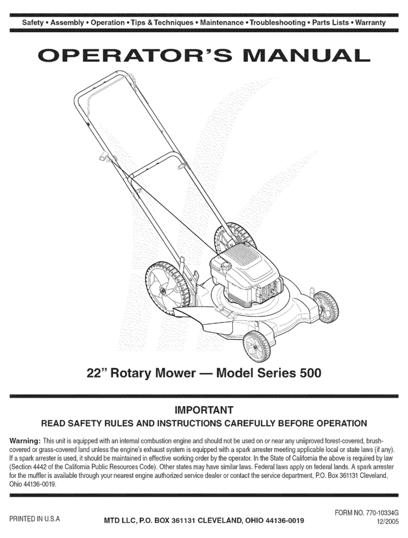 MTD 11A-508H731 Operator's manual