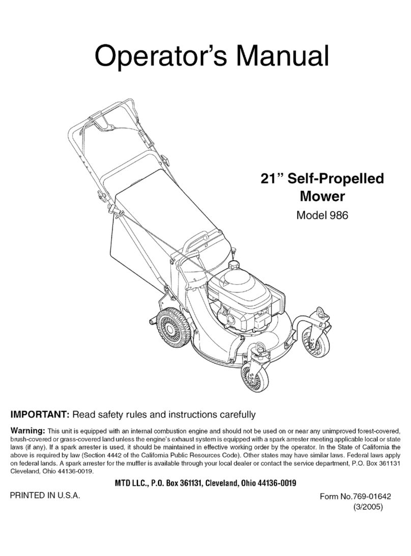 MTD 12A-986Q795 User manual