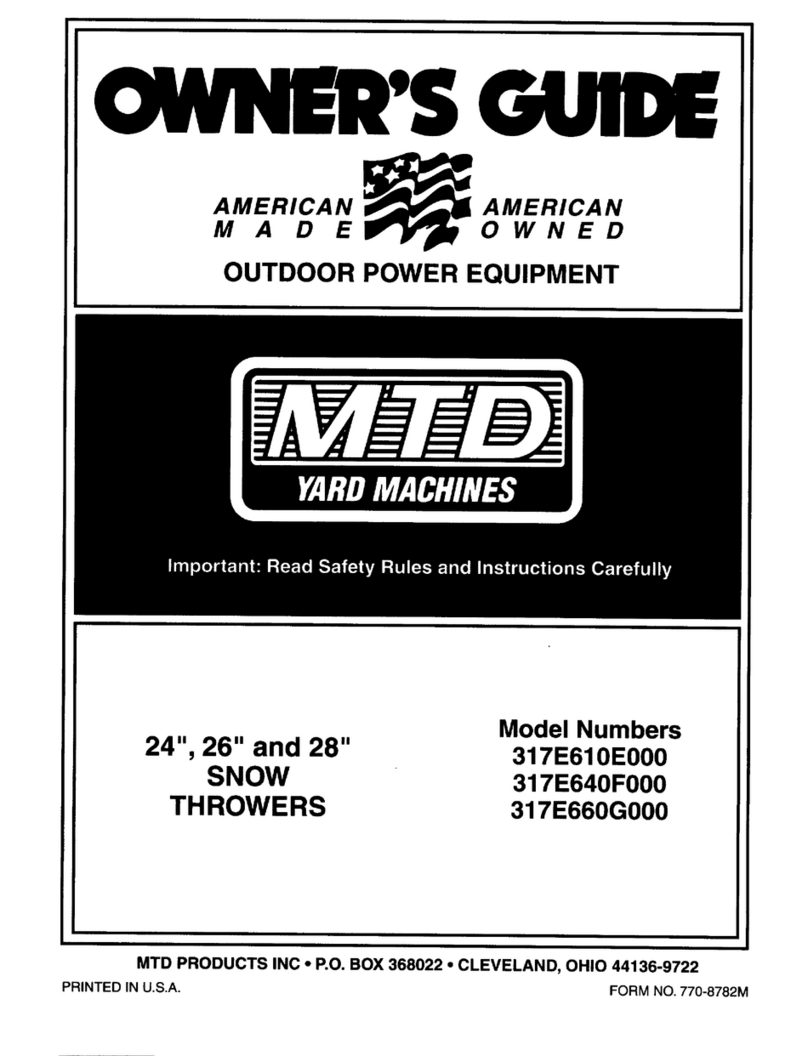 Yard Machines 317E660G000 owner's guide