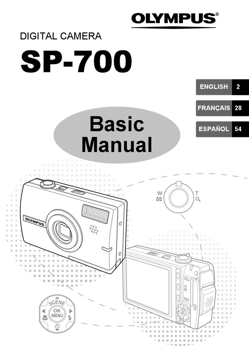 Olympus SP 700 - 6 Megapixel Digital Camera Basic Manual