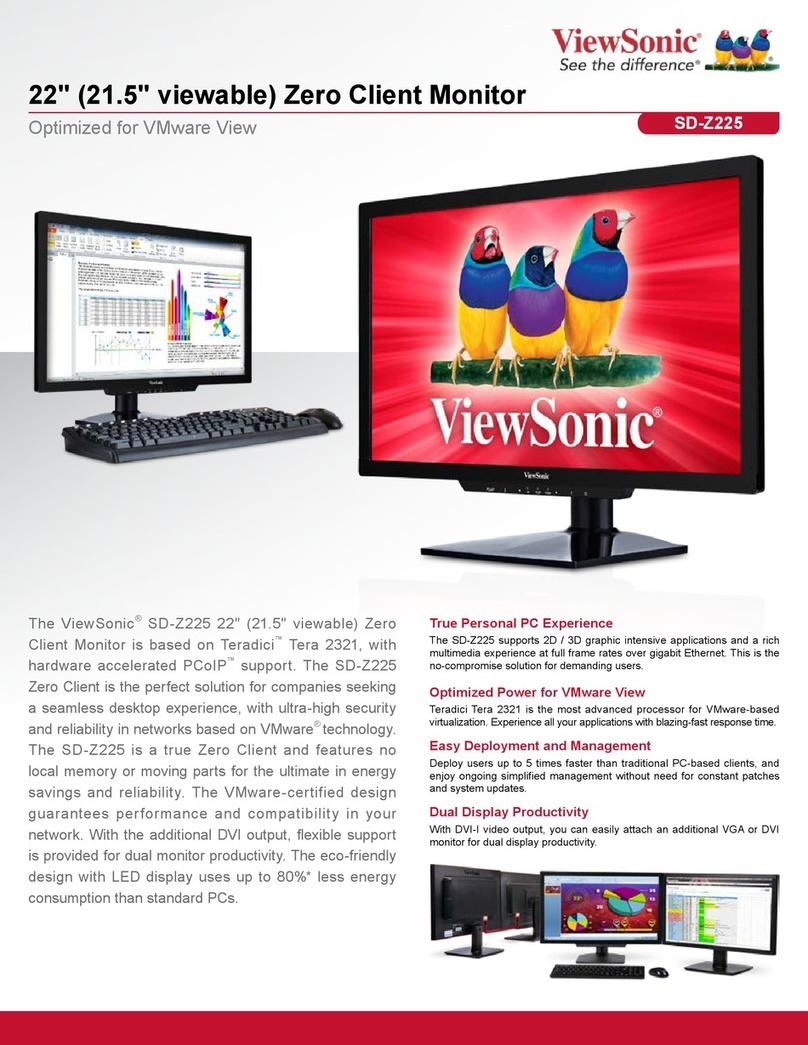 ViewSonic SD-Z225 User manual