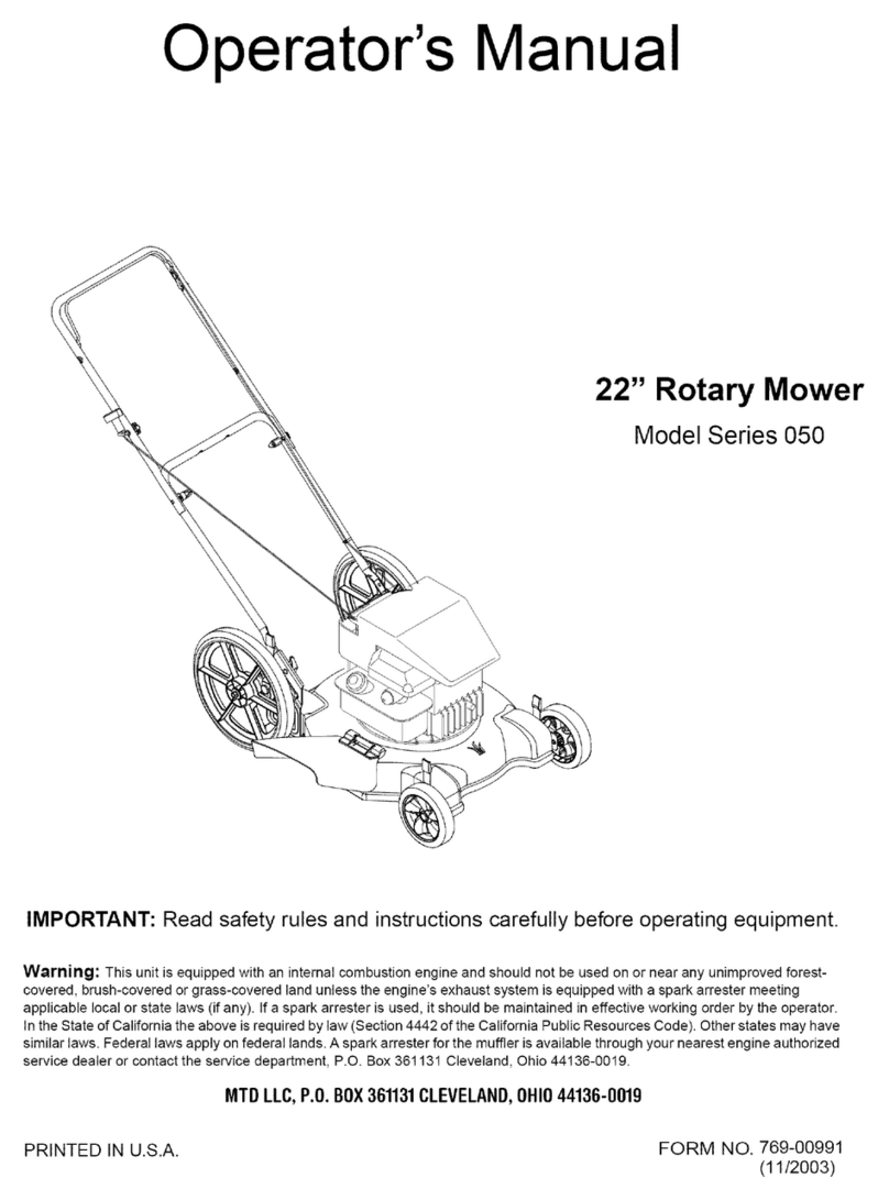 MTD 11A-052A731 User manual