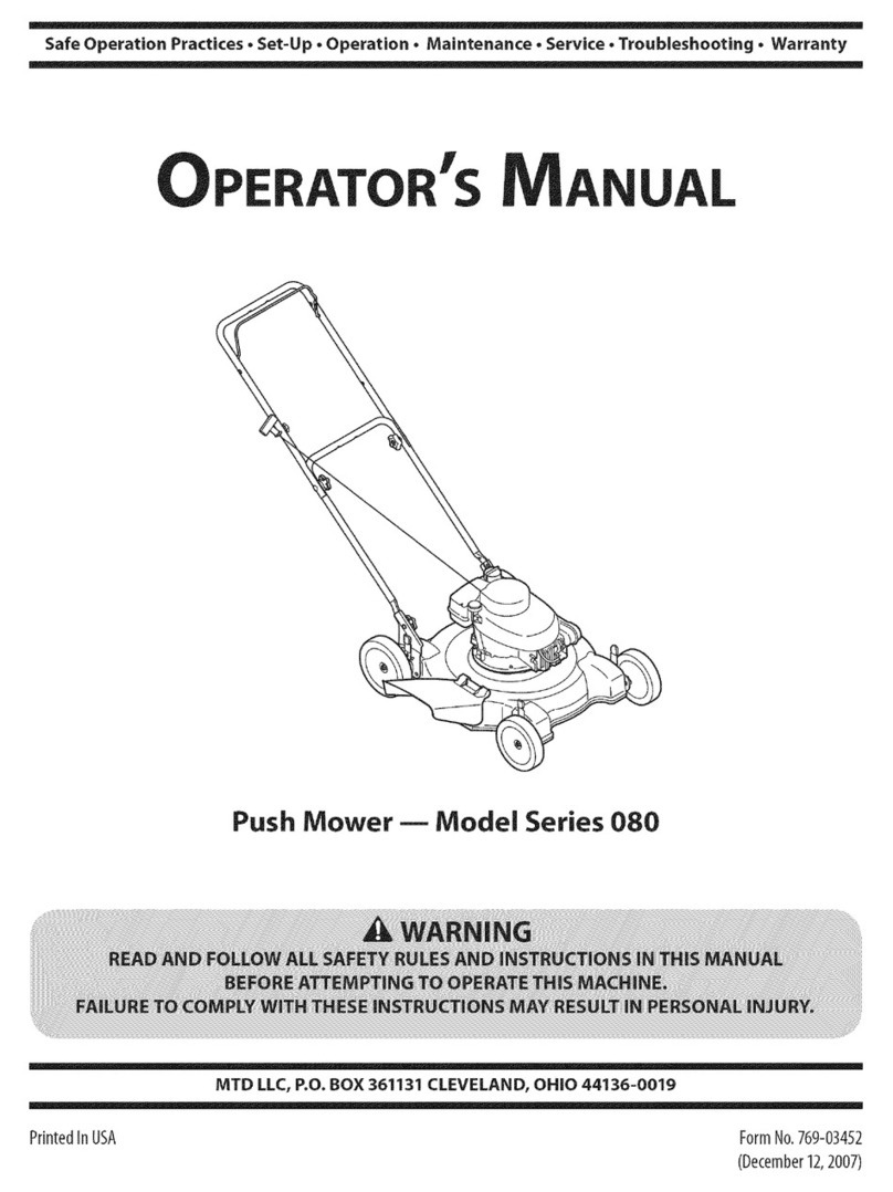 MTD 11A-085B229 User manual