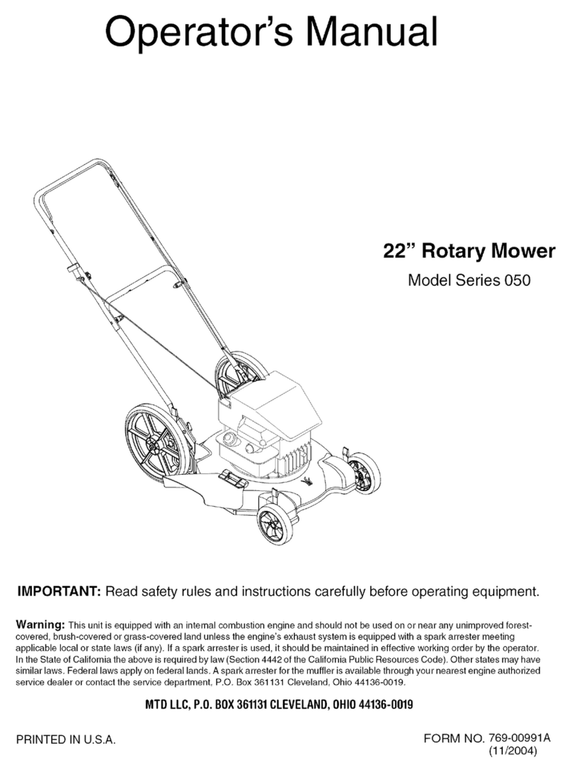 MTD 11A-054D731 Operator's manual
