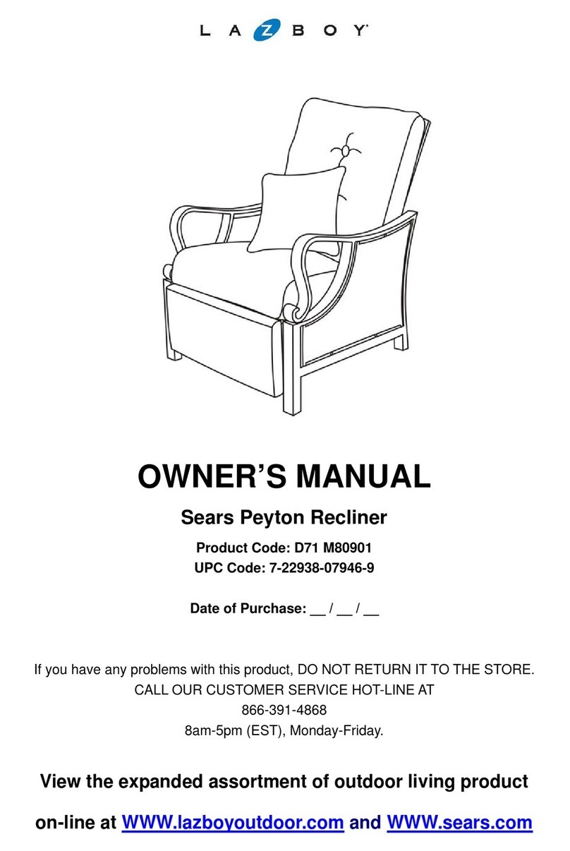 LAZBOY D71 M80901 owner's manual