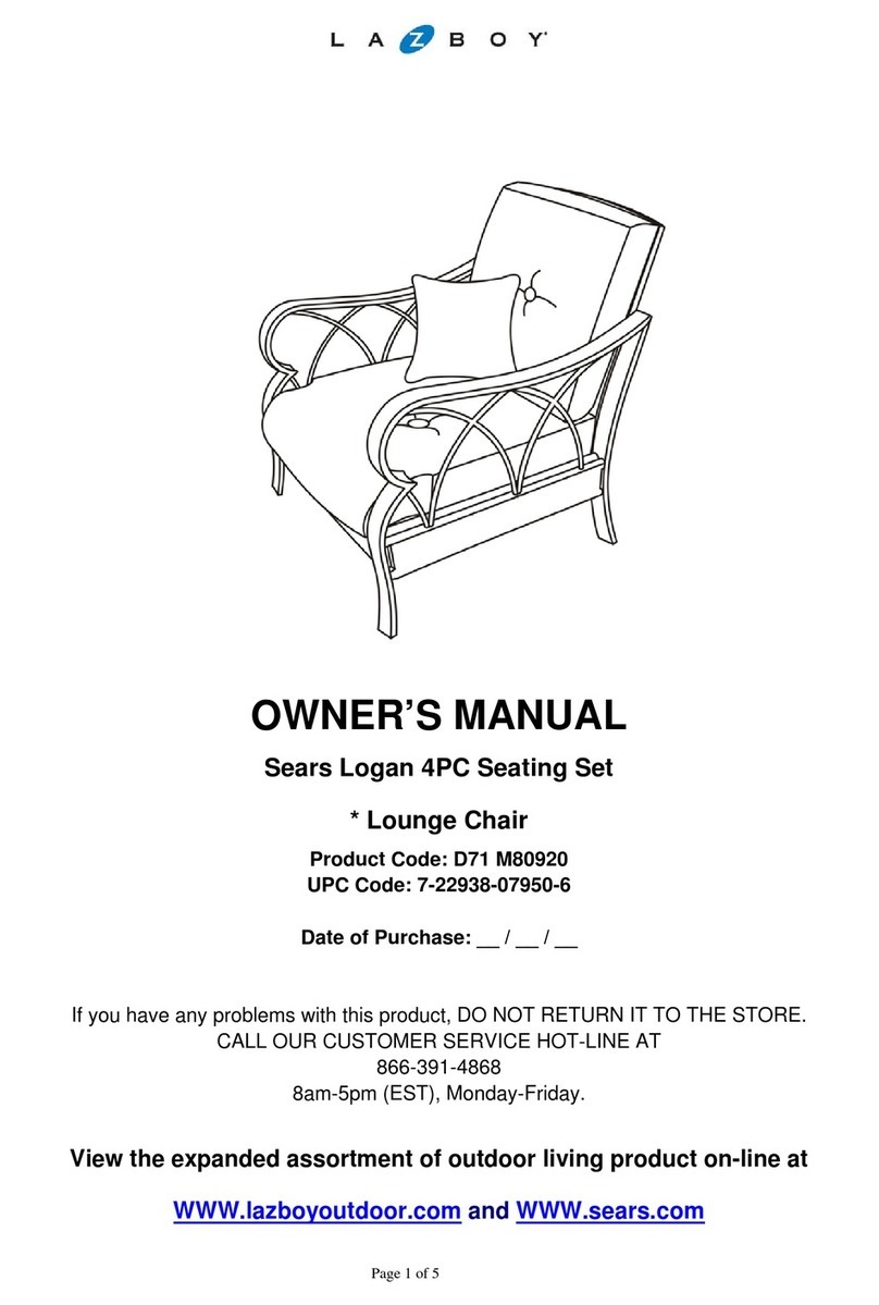 LAZBOY D71 M80920 User manual
