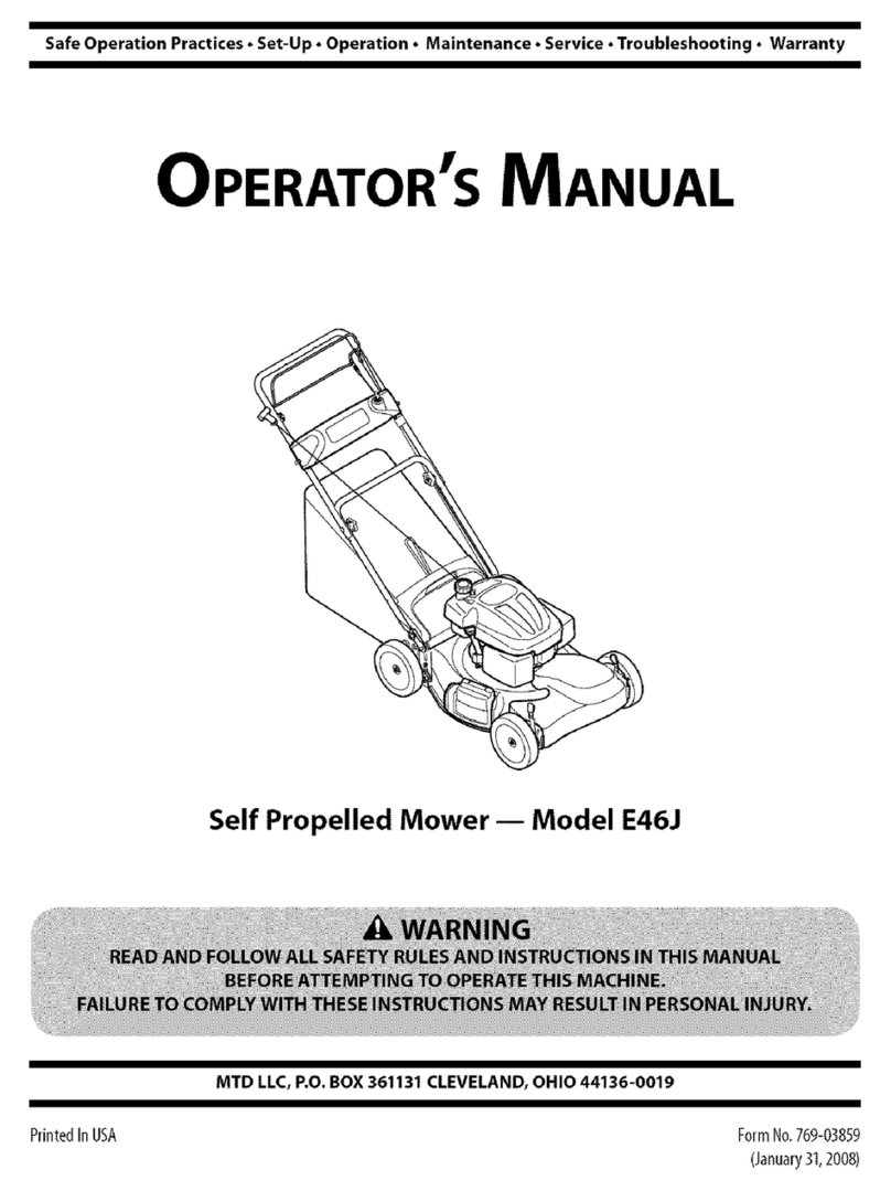 MTD E46J User manual