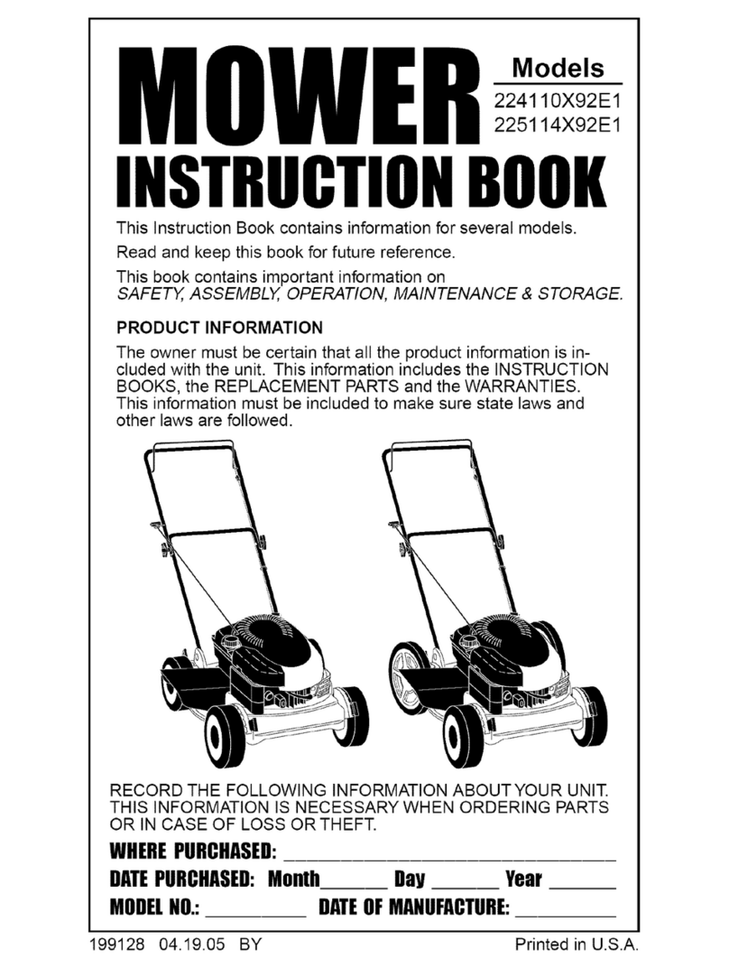 Murray 224110X92E1 User manual