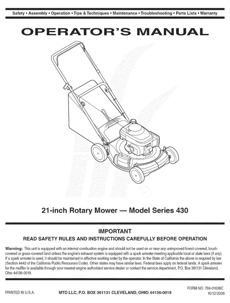 MTD 11B-439Q755 User manual
