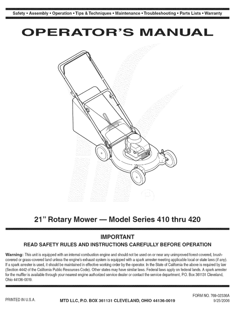 MTD 11A-414F229 Operator's manual