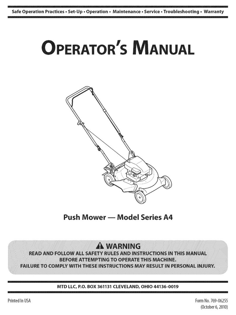 MTD 11A-A44E000 Operator's manual