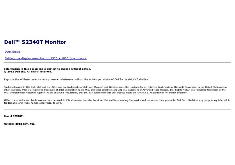 Dell S2340T Touch User manual