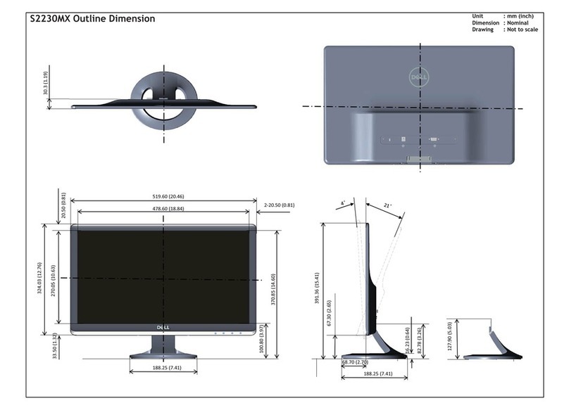 Dell S2330MX User manual