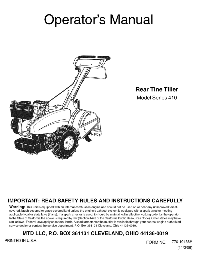 MTD 21AA413J052 Operator's manual