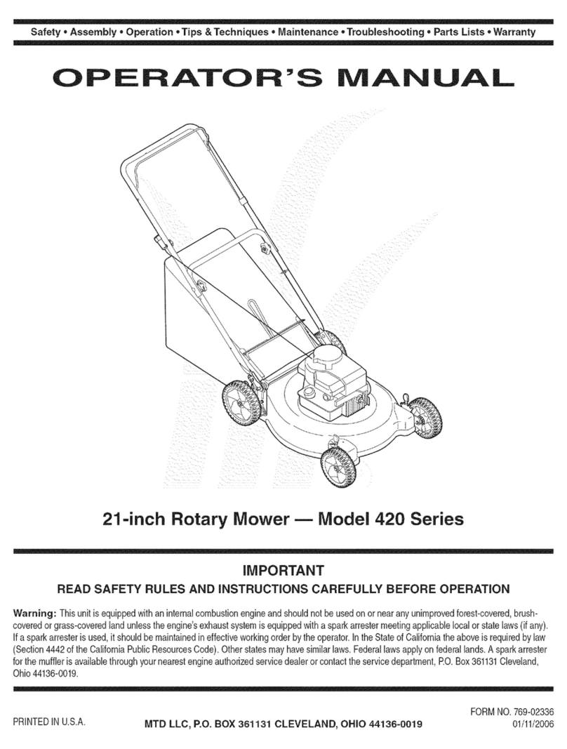 MTD 11A-429R729 User manual