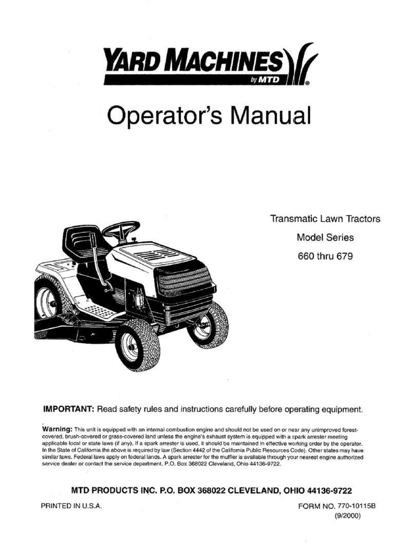 Yard Machines 13AN675G062 Operator's manual