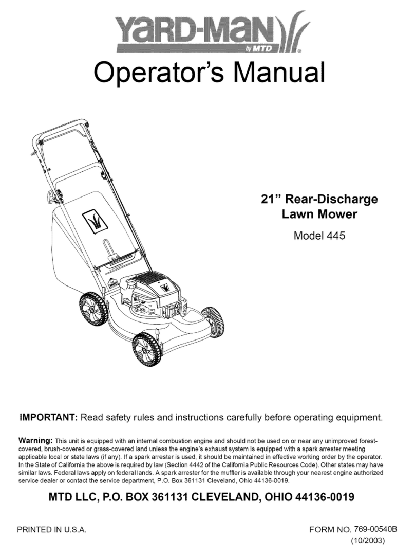 MTD 12A-445E755 User manual