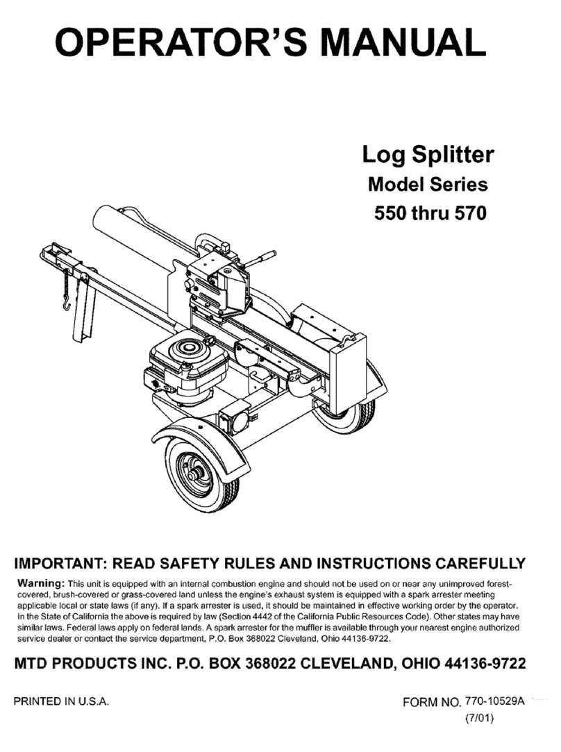 MTD 550 Series User manual