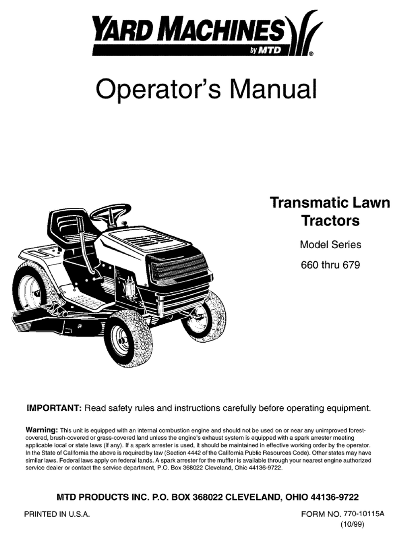 Yard Machines 13AM675G062 Operator's manual