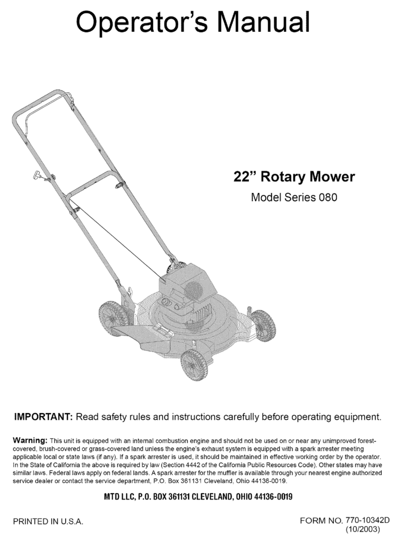 MTD 11B-084E752 Operator's manual