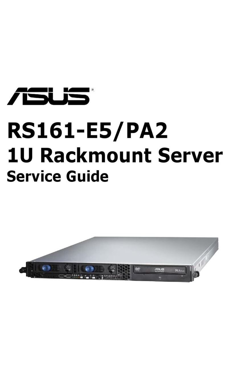 Asus RS161-E5 - 0 MB RAM User manual Asus RS161-E5 - 0 MB RAM User manual